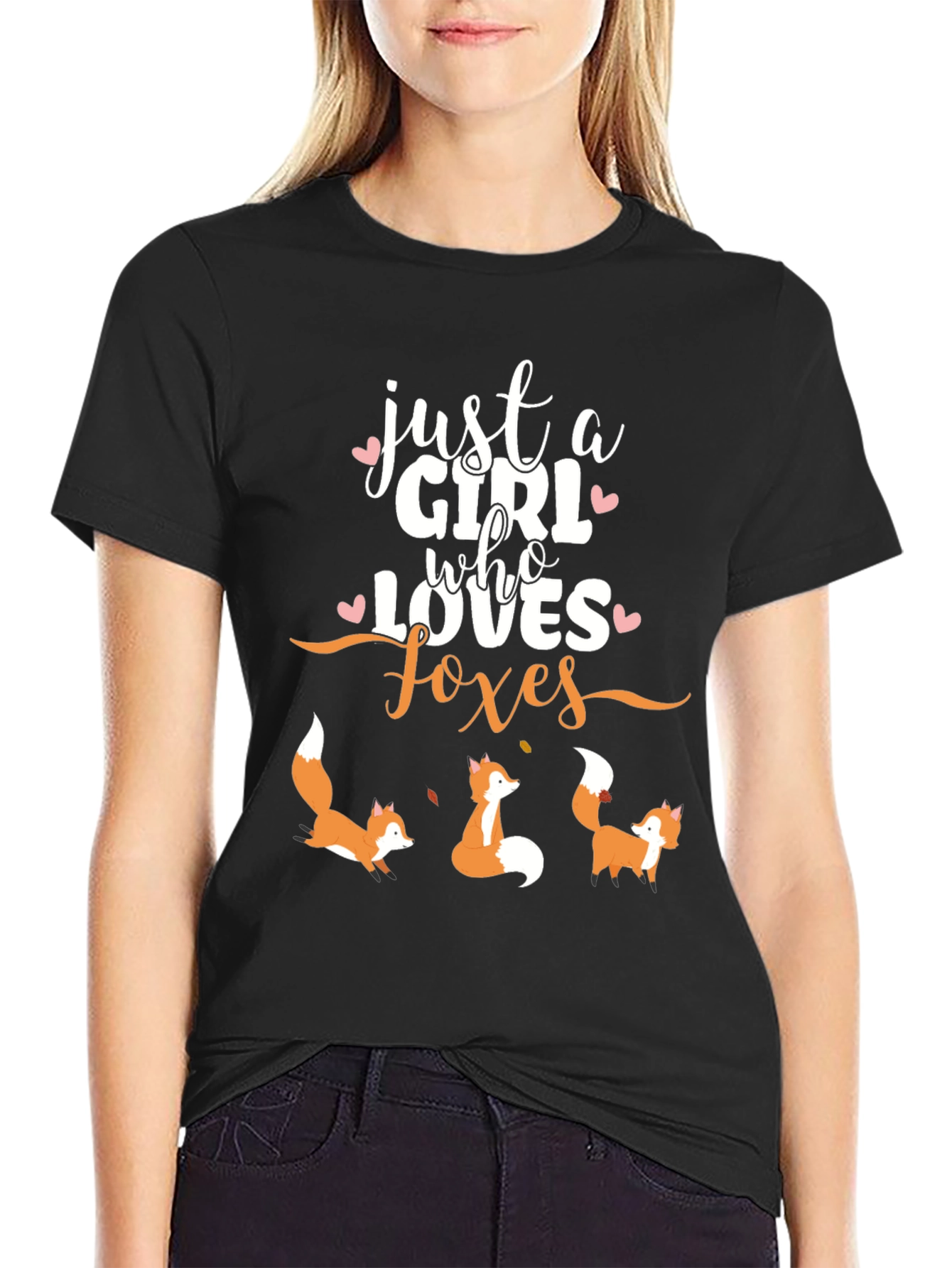 Girl Loves Foxes T-Shirt