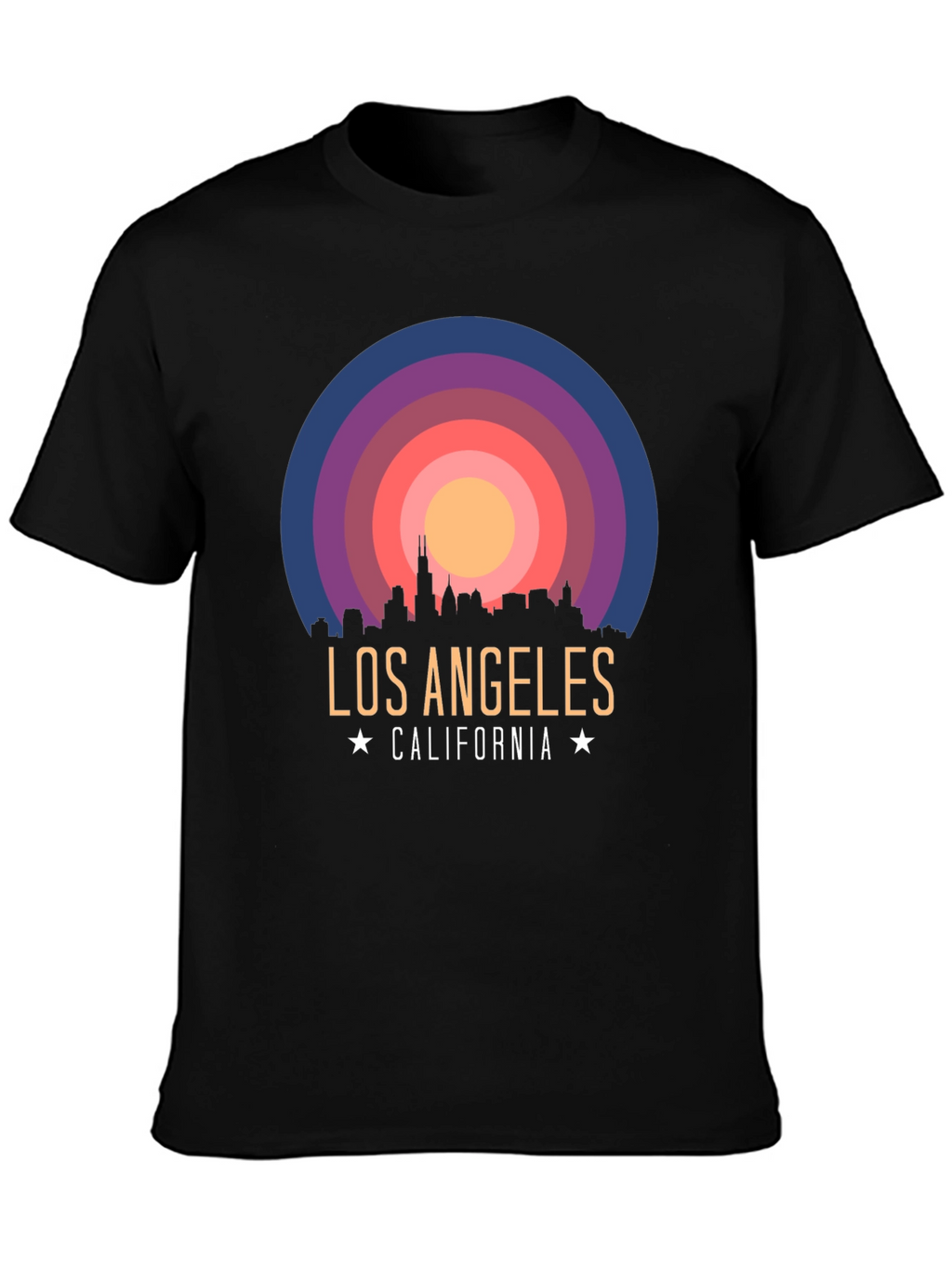 Los Angeles California Skyline Graphic Tee