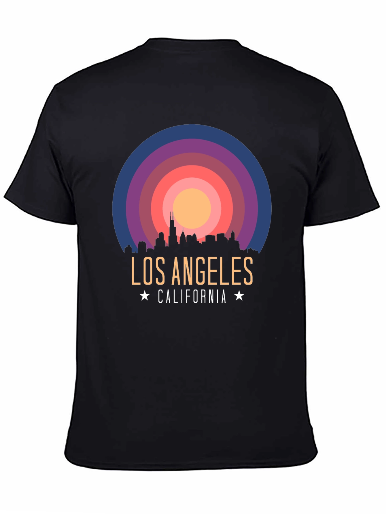 Los Angeles California Skyline Graphic Tee