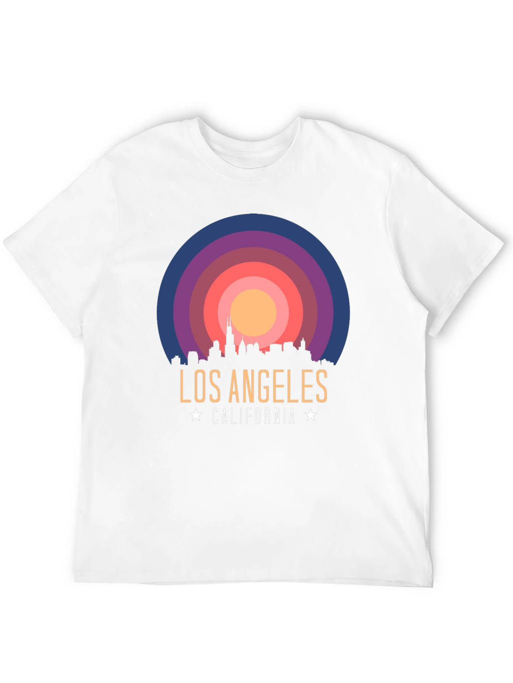 Los Angeles California Skyline Graphic Tee