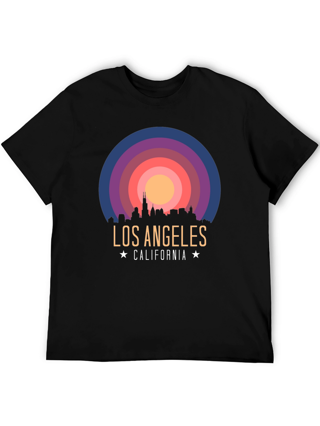 Los Angeles California Skyline Graphic Tee