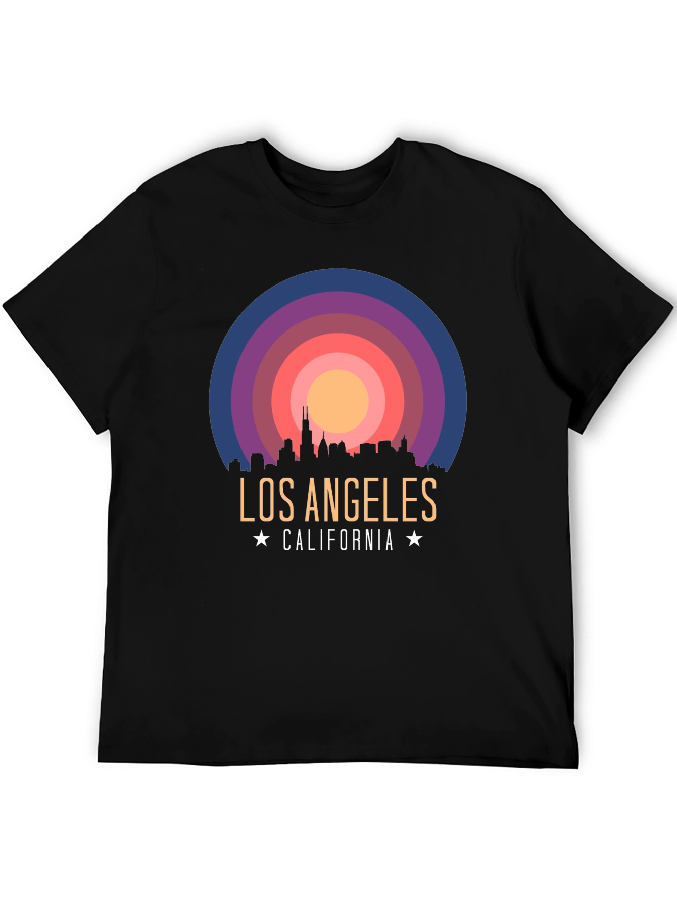 Los Angeles California Skyline Graphic Tee