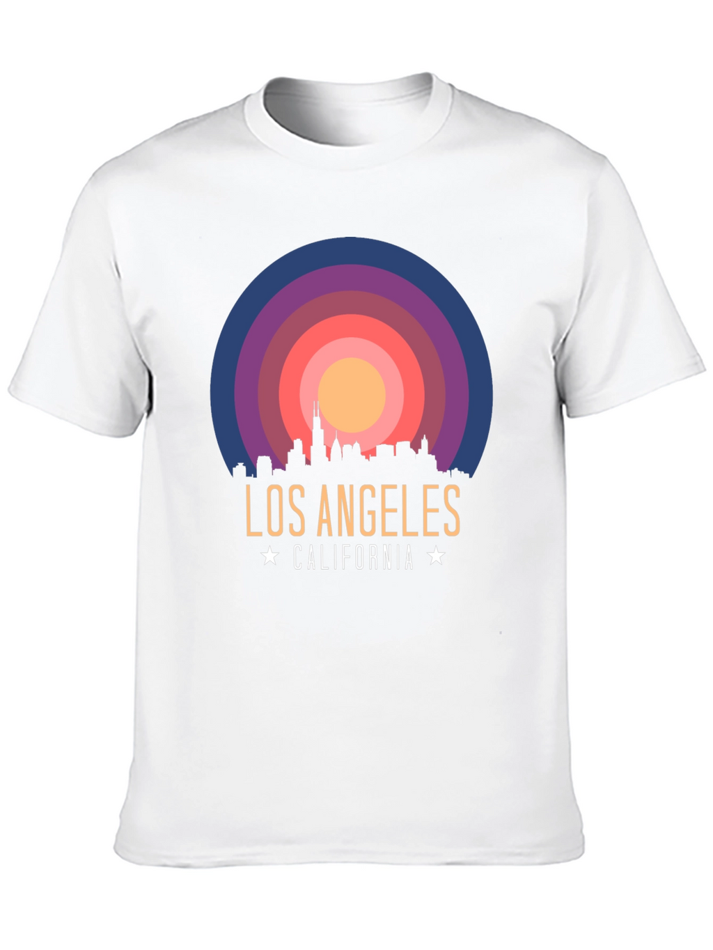 Los Angeles California Skyline Graphic Tee