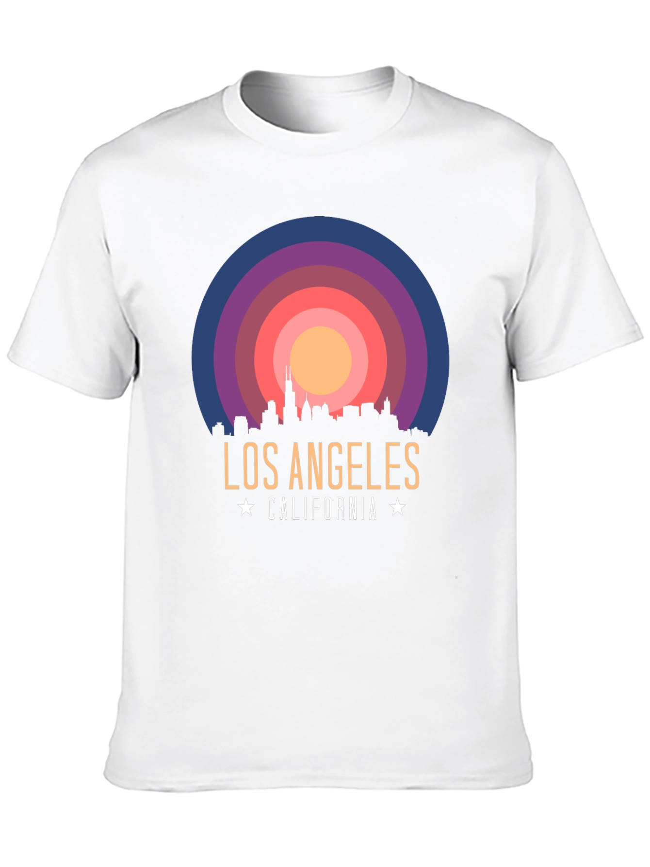 Los Angeles California Skyline Graphic Tee