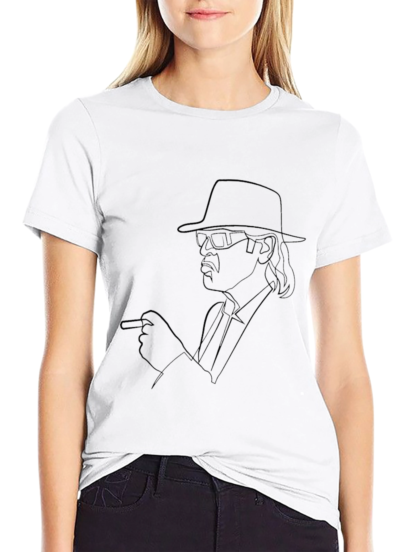 Cool Line Art T-Shirt