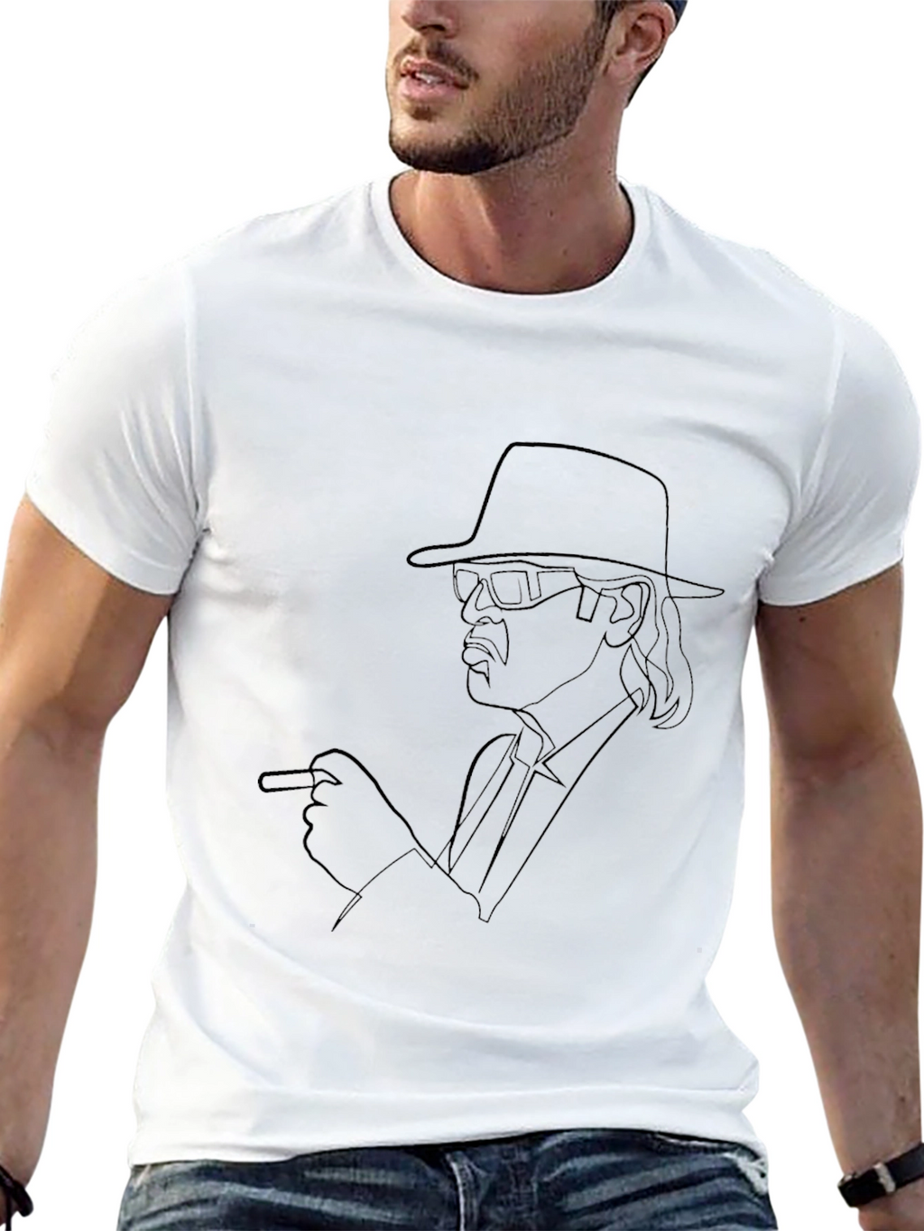 Cool Line Art T-Shirt