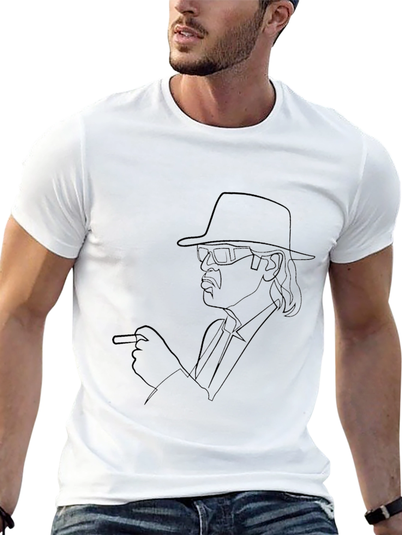 Cool Line Art T-Shirt