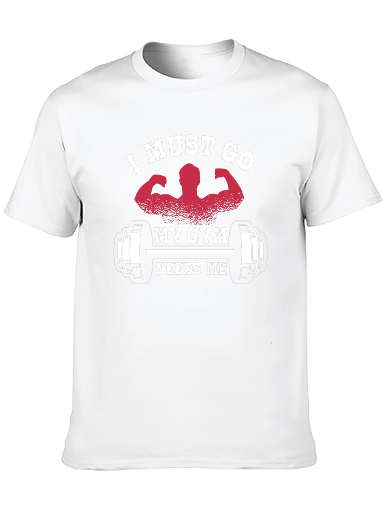 Gym Needs Me Graphic Tee - Black Cotton