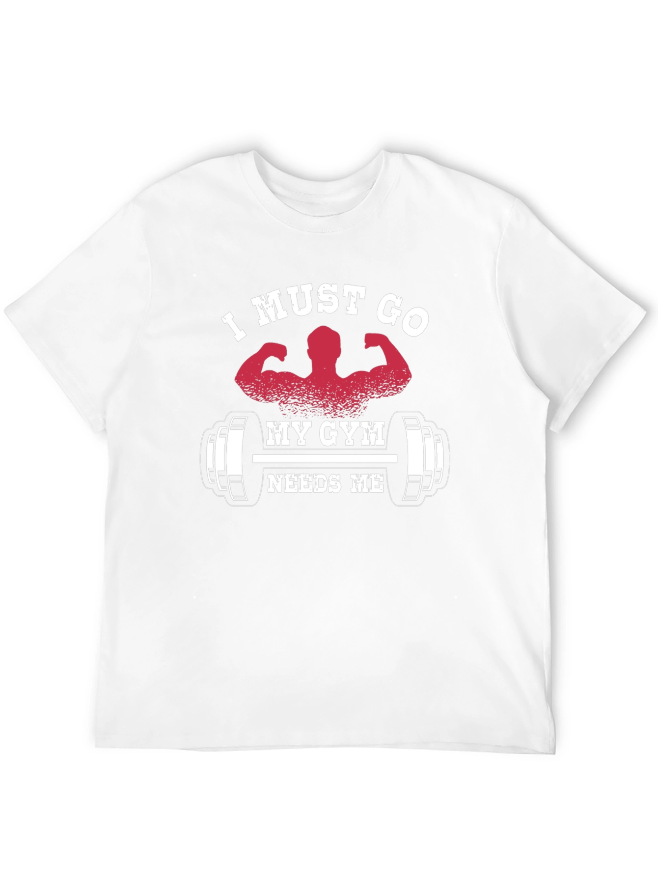 Gym Needs Me Graphic Tee - Black Cotton