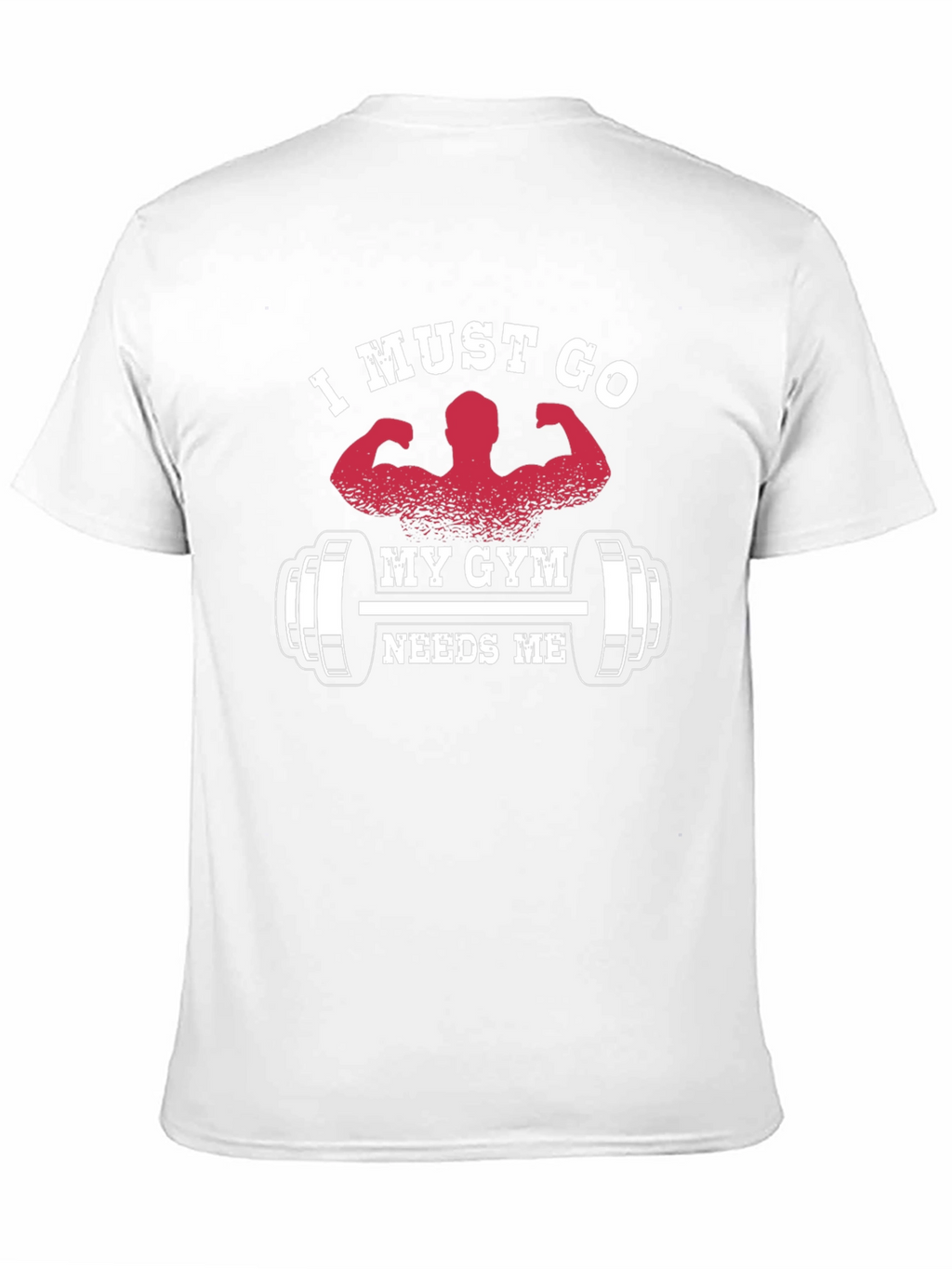 Gym Needs Me Graphic Tee - Black Cotton