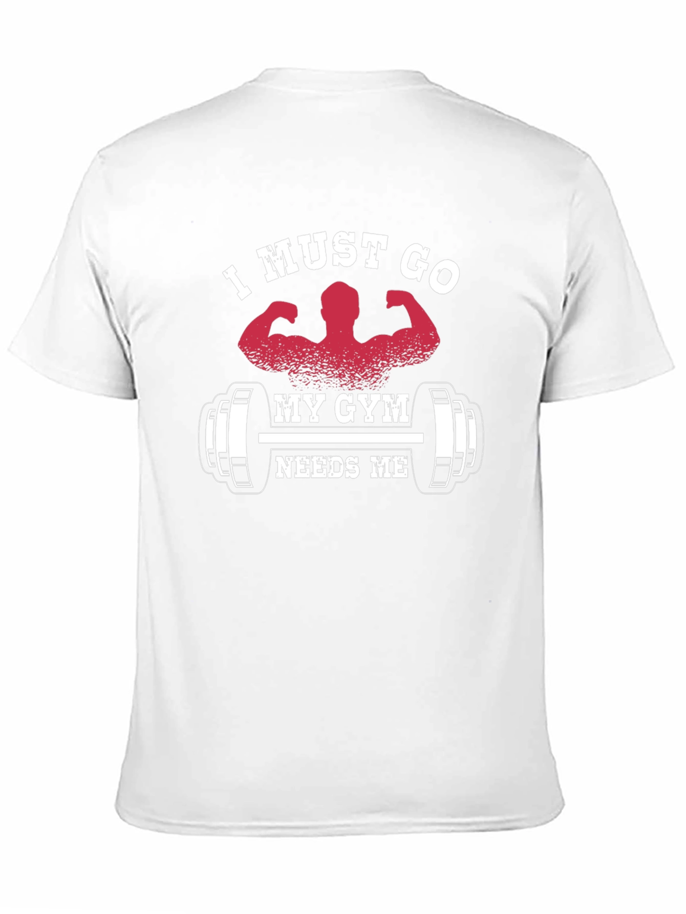 Gym Needs Me Graphic Tee - Black Cotton