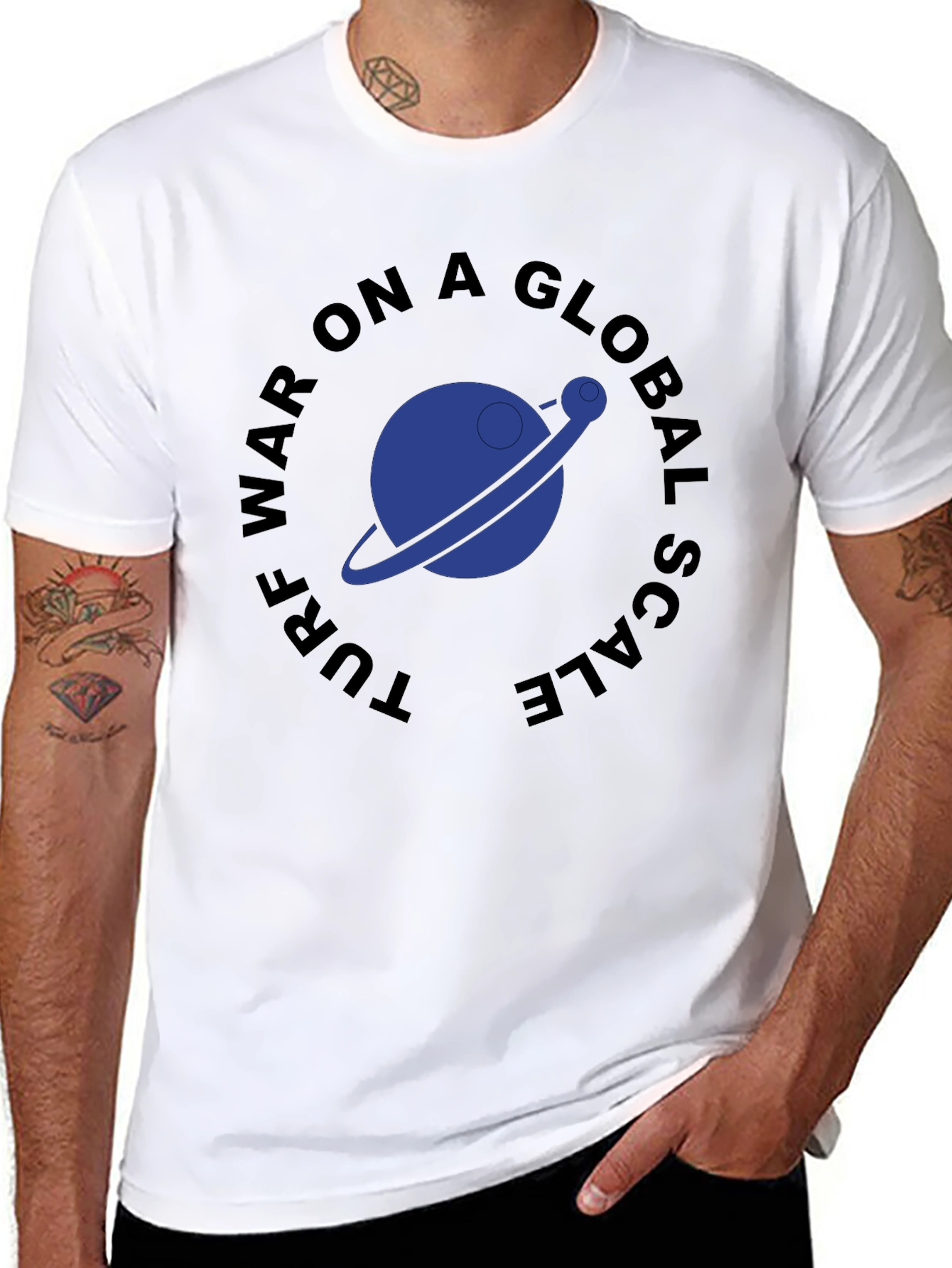Turf War Global Scale Graphic T-Shirt