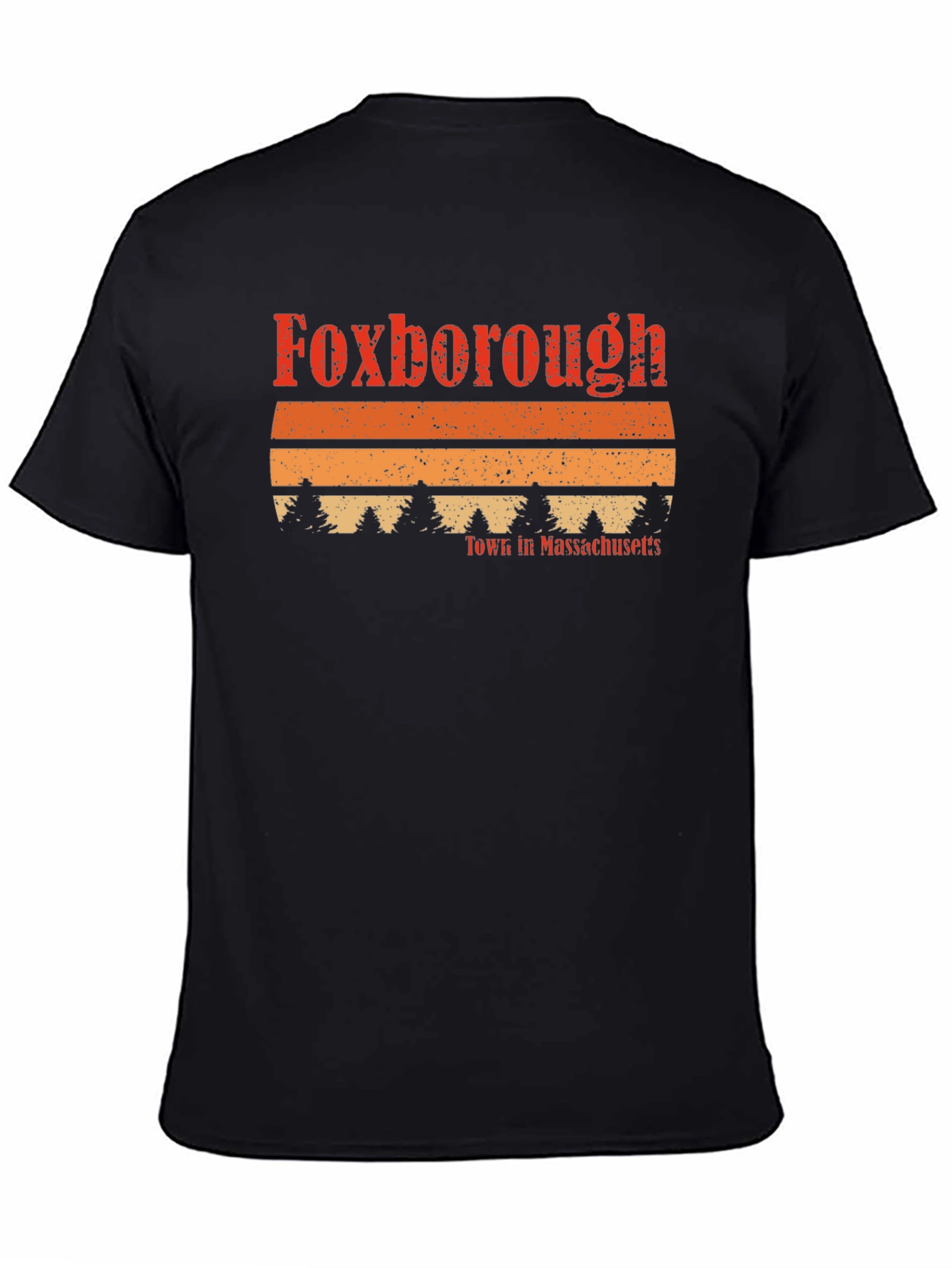 Foxborough Massachusetts Retro Style T-Shirt