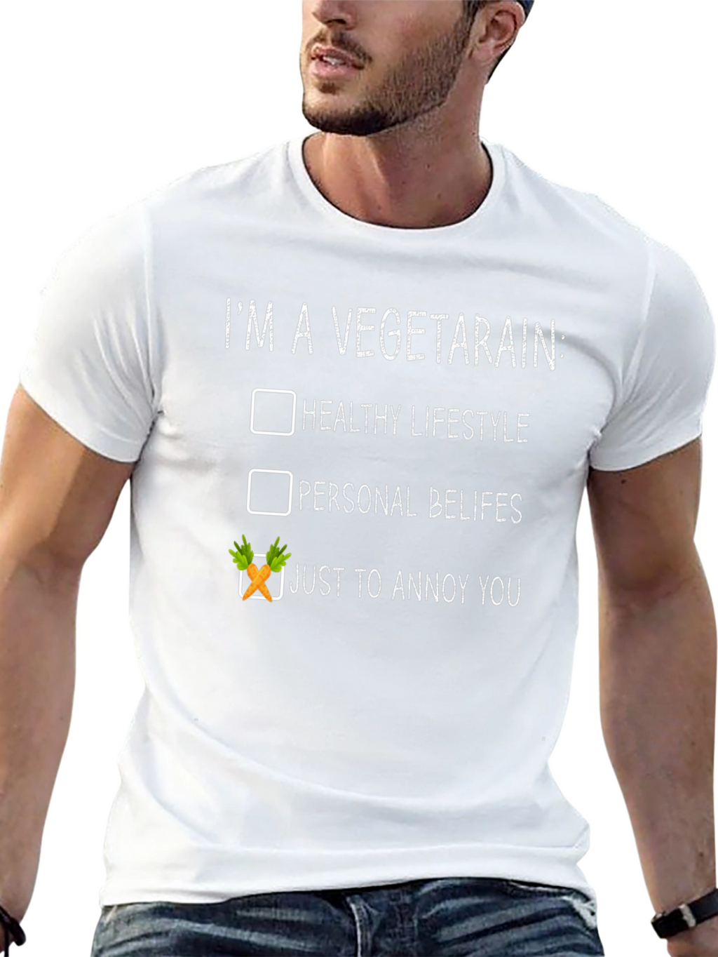 Vegetarian Humor T-Shirt - Annoy You