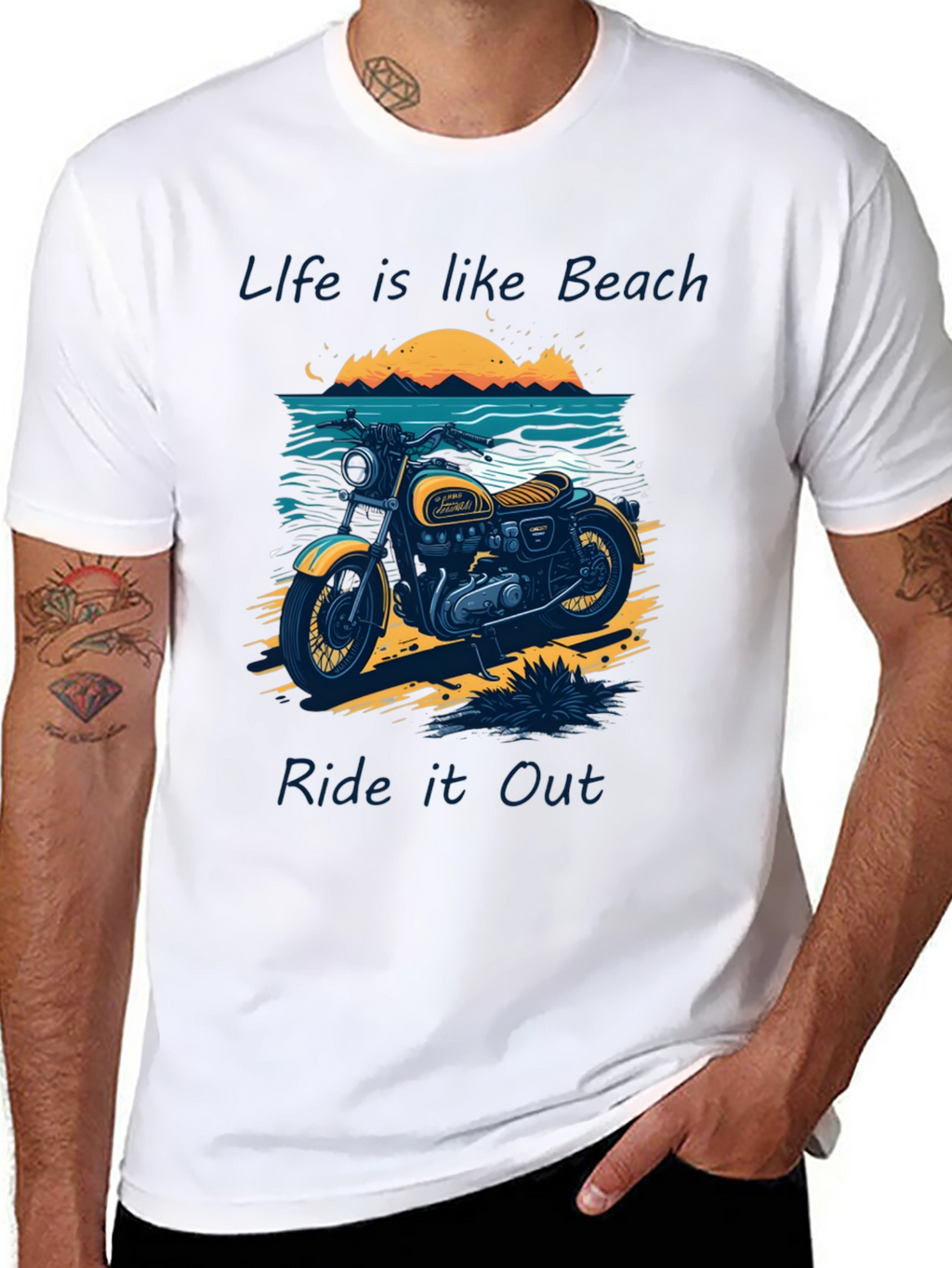 Life is Like Beach Ride It Out T-Shirt