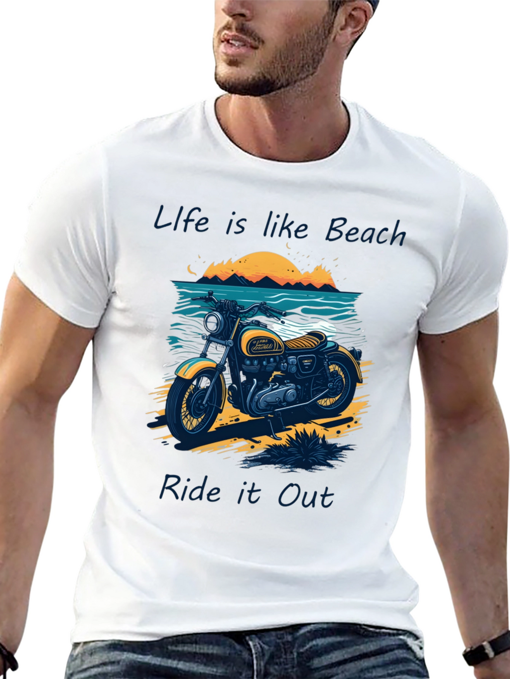 Life is Like Beach Ride It Out T-Shirt