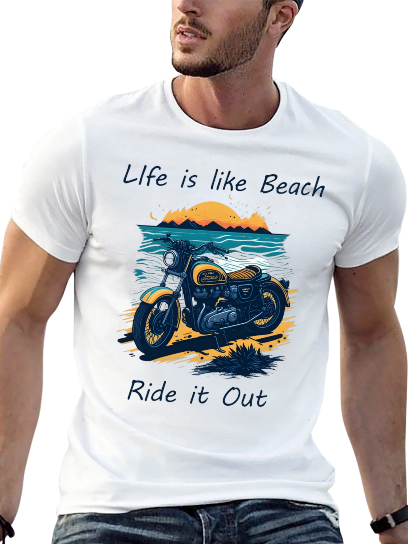 Life is Like Beach Ride It Out T-Shirt