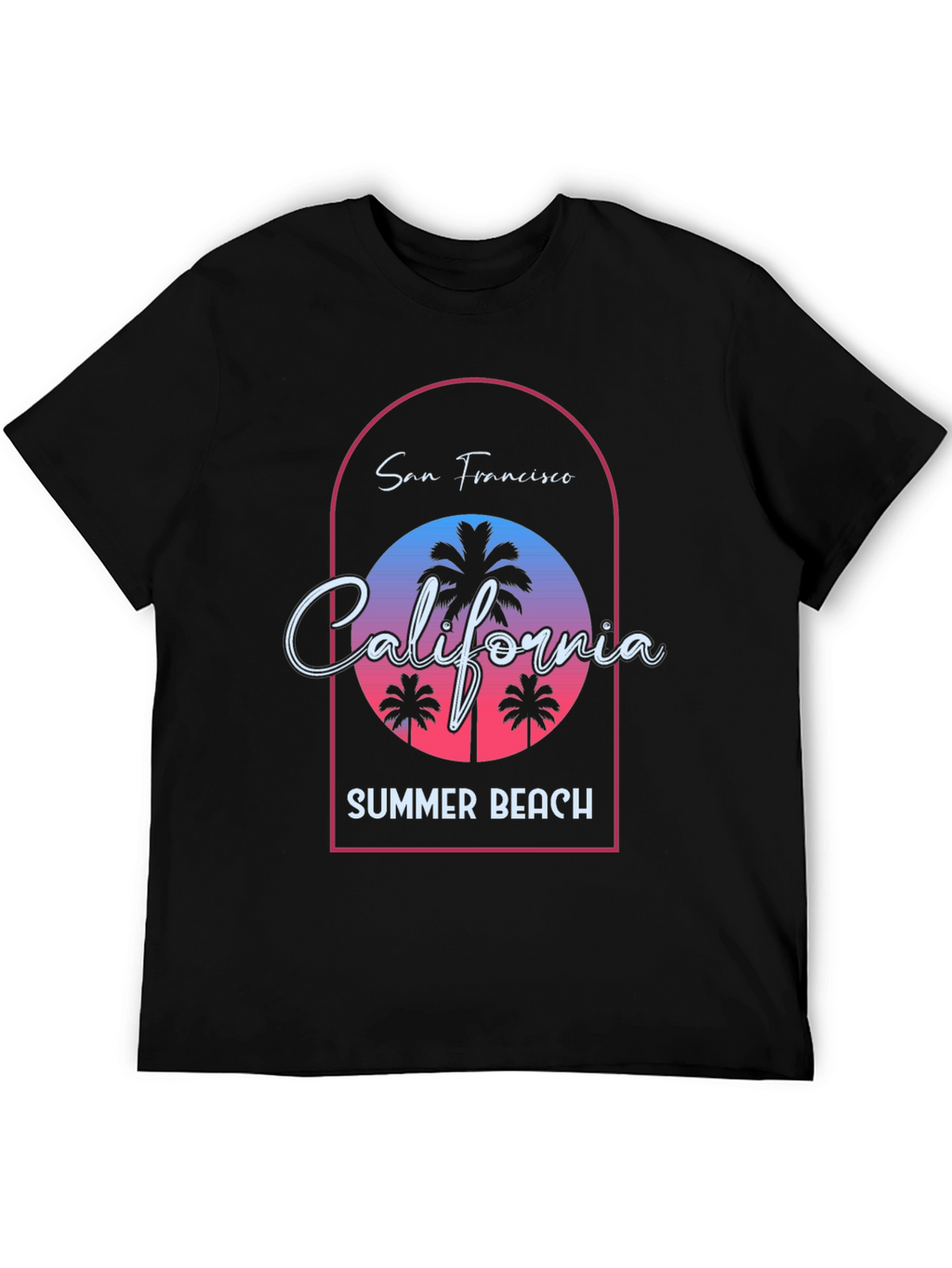 San Francisco California Summer Beach T-Shirt