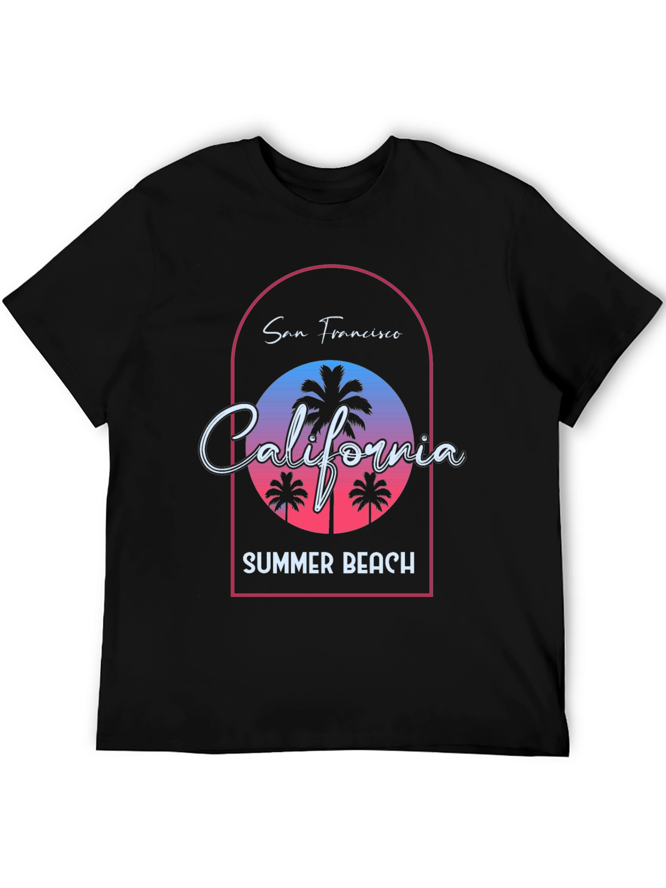 San Francisco California Summer Beach T-Shirt