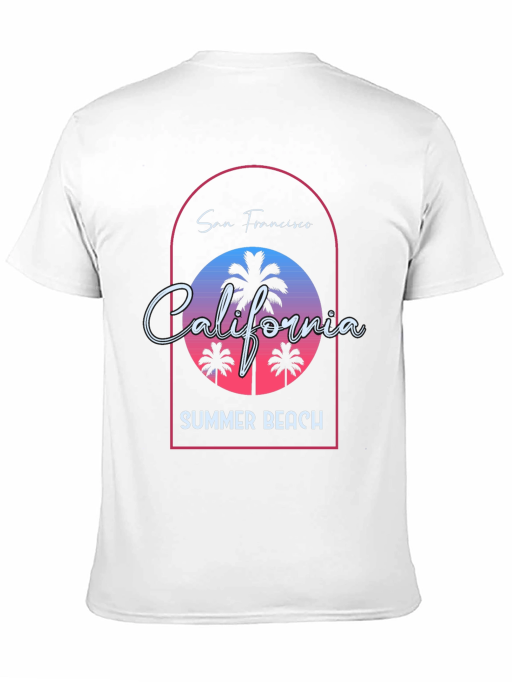 San Francisco California Summer Beach T-Shirt