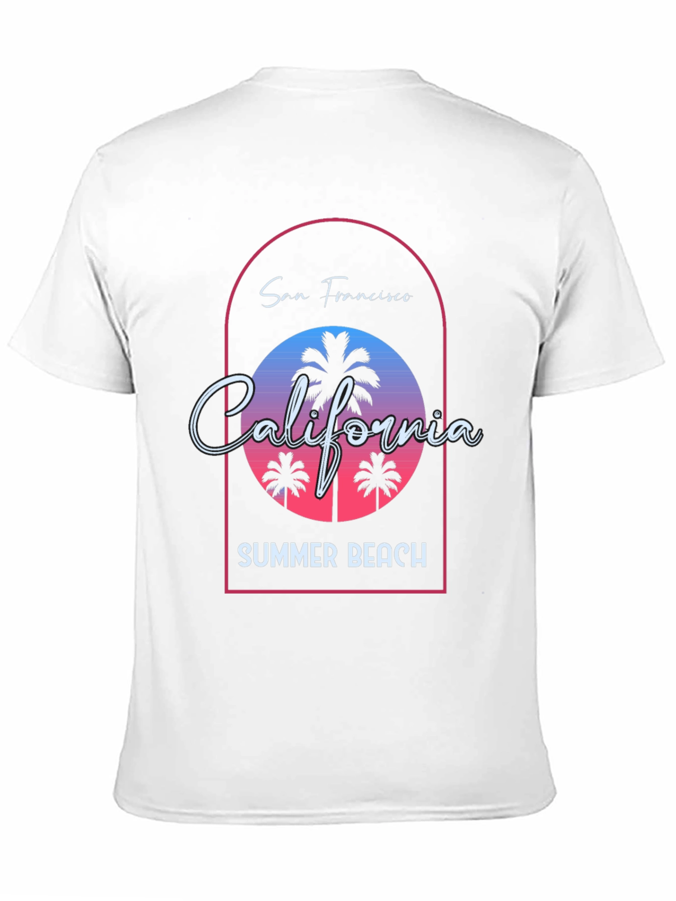 San Francisco California Summer Beach T-Shirt