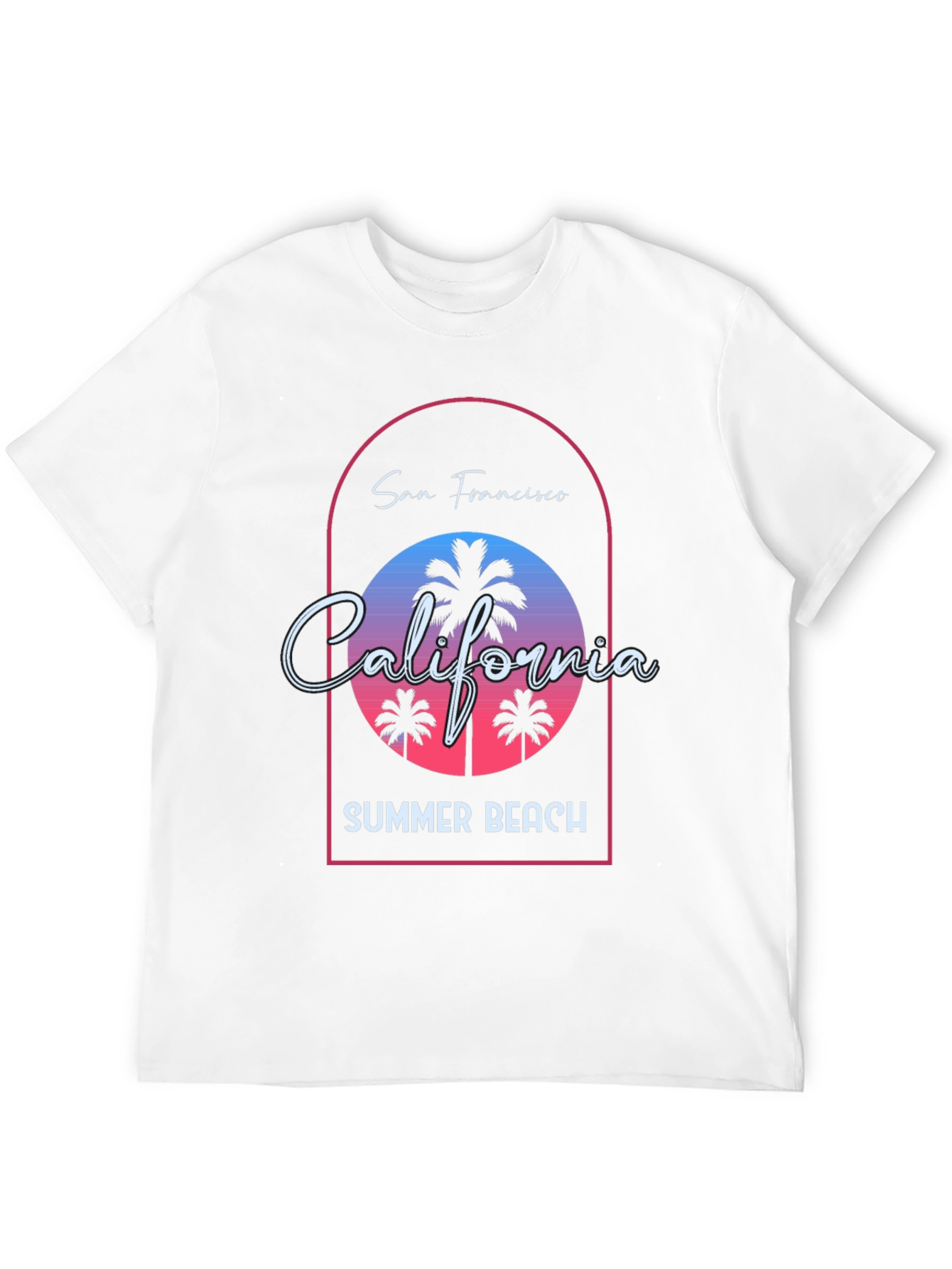 San Francisco California Summer Beach T-Shirt