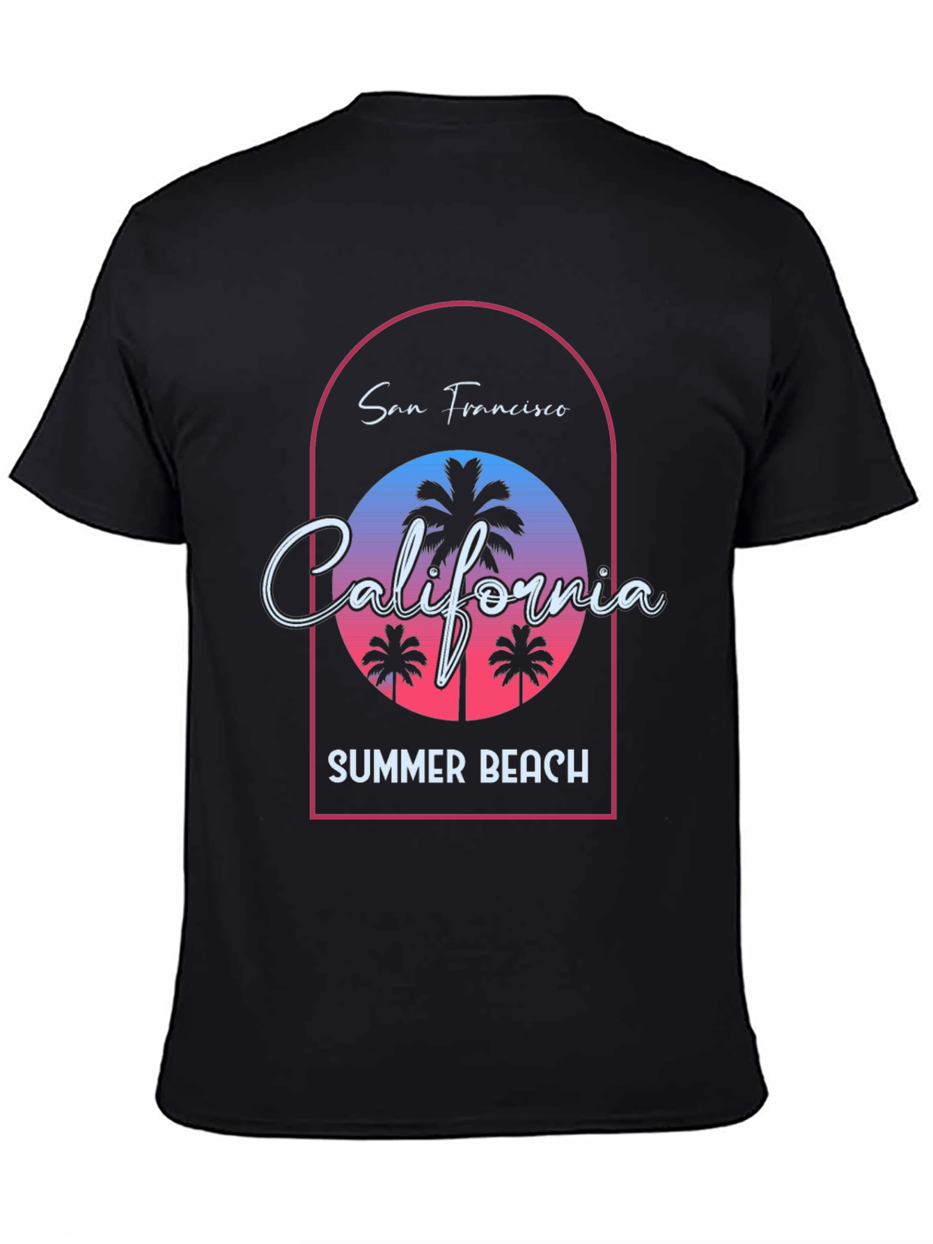 San Francisco California Summer Beach T-Shirt