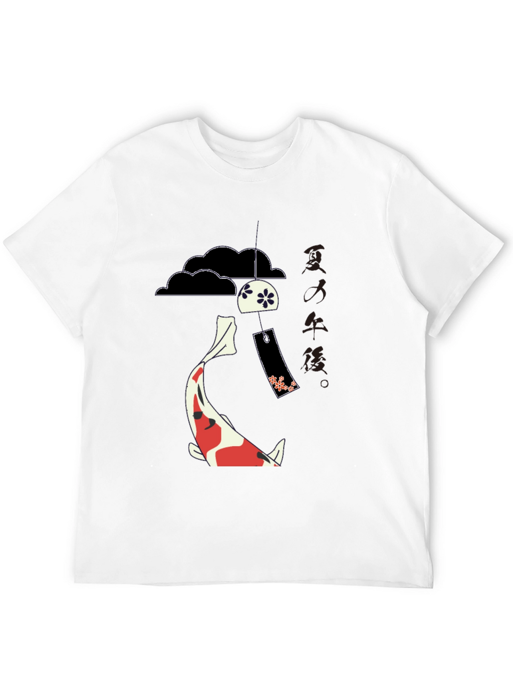 Koi Fish T-Shirt - Japanese Art Style