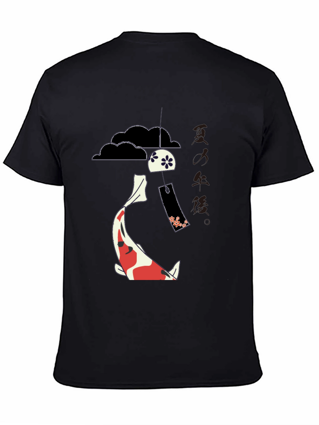 Koi Fish T-Shirt - Japanese Art Style