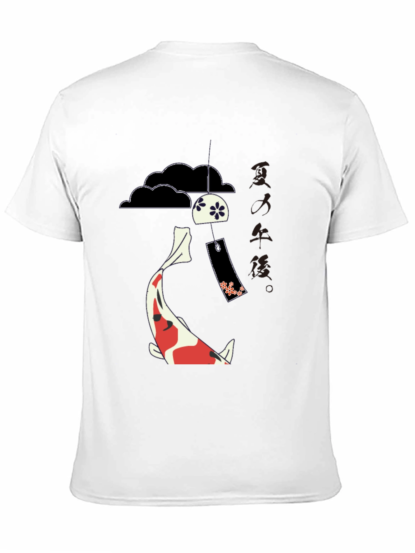 Koi Fish T-Shirt - Japanese Art Style