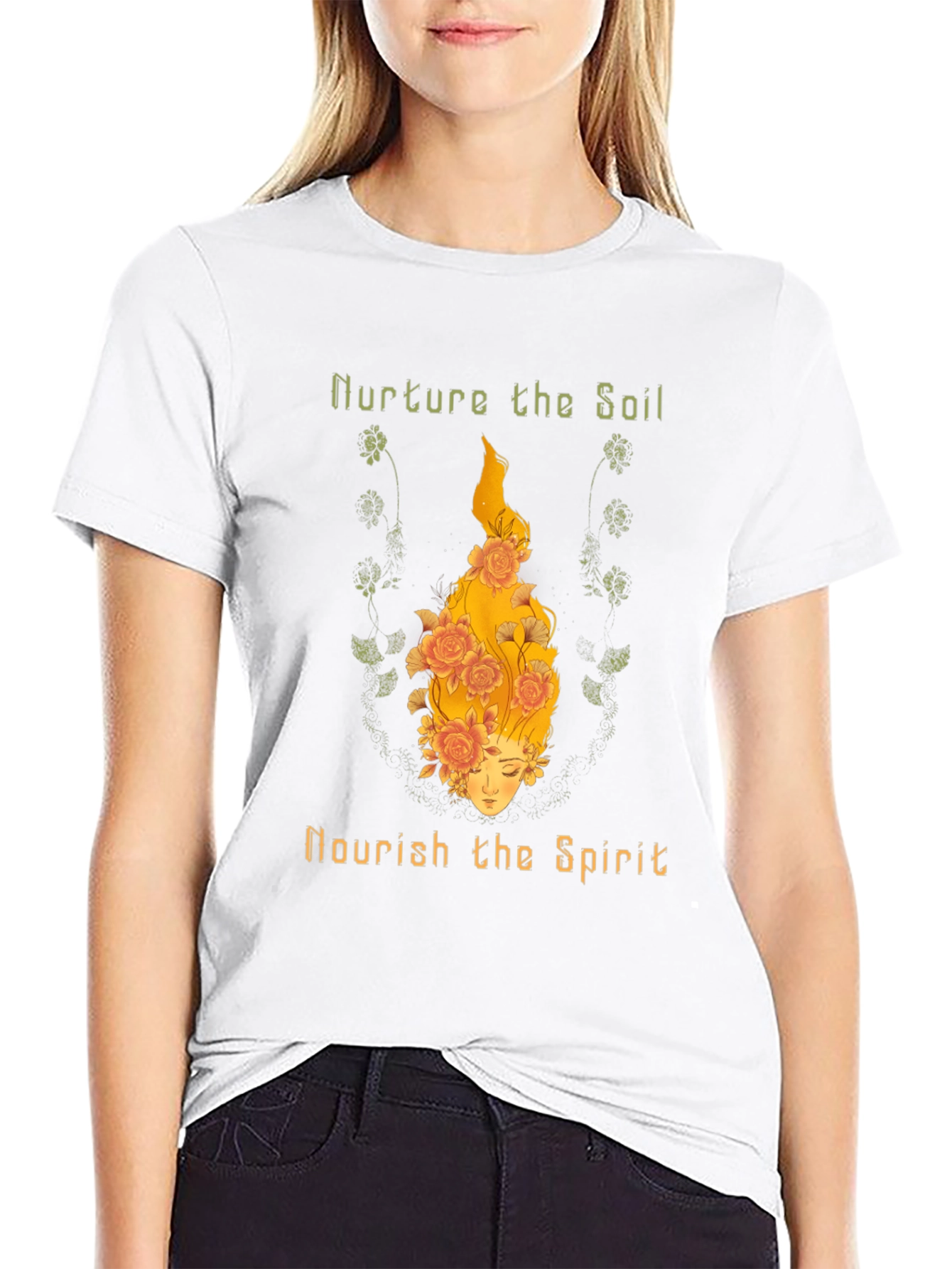 Nurture Soil Nourish Spirit Graphic Tee