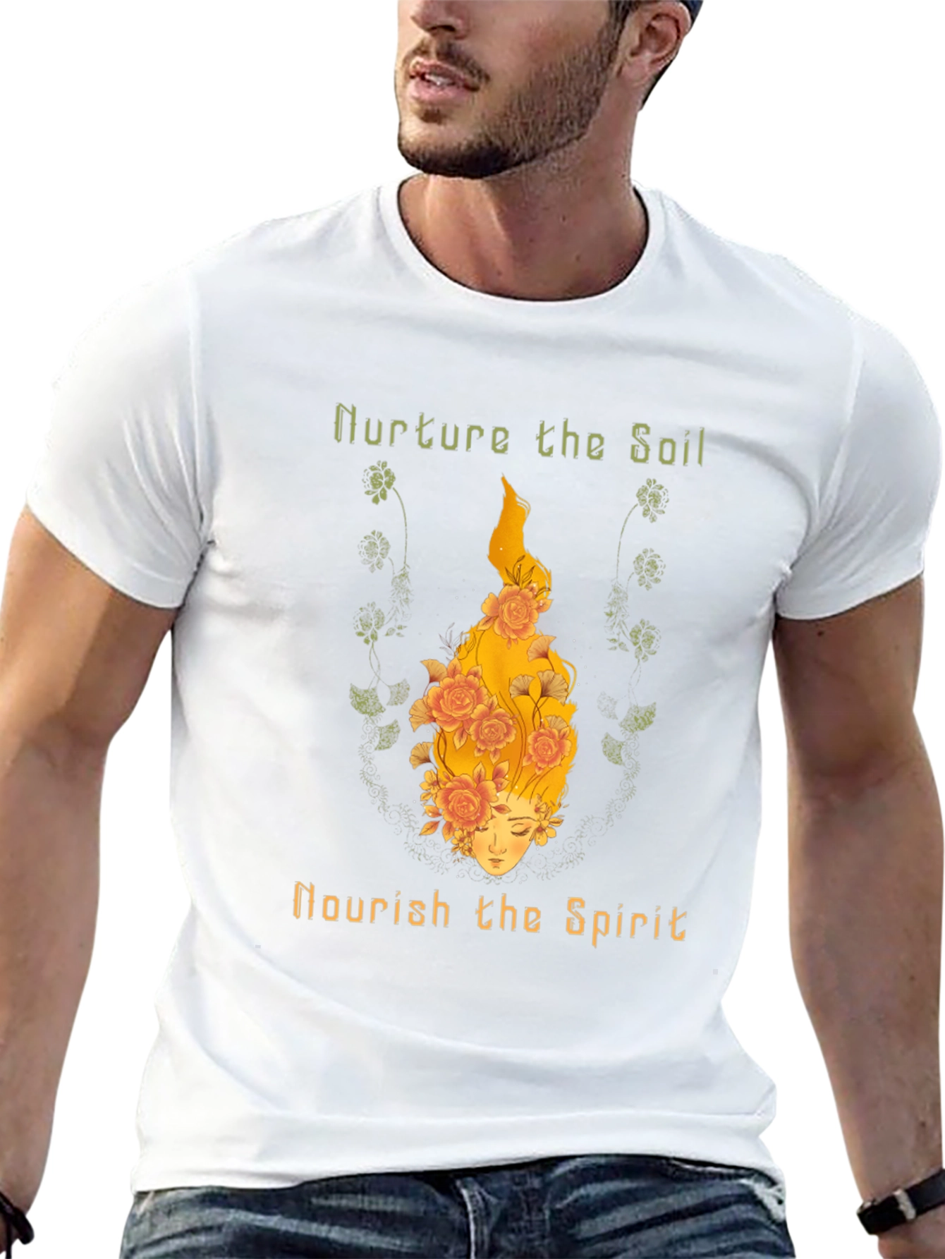 Nurture Soil Nourish Spirit Graphic Tee