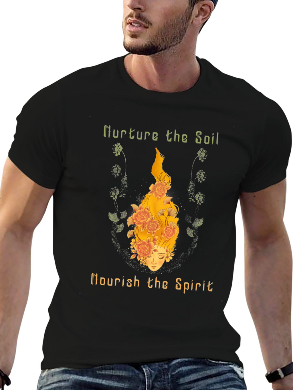 Nurture Soil Nourish Spirit Graphic Tee