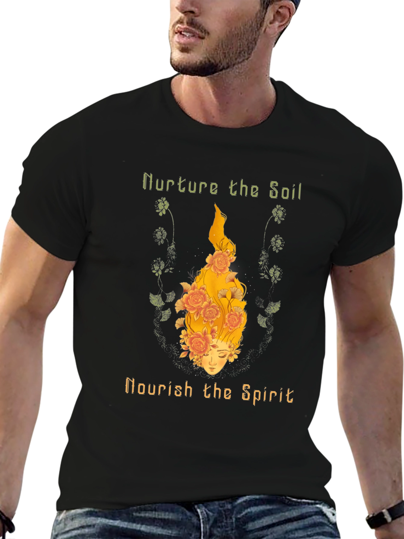 Nurture Soil Nourish Spirit Graphic Tee