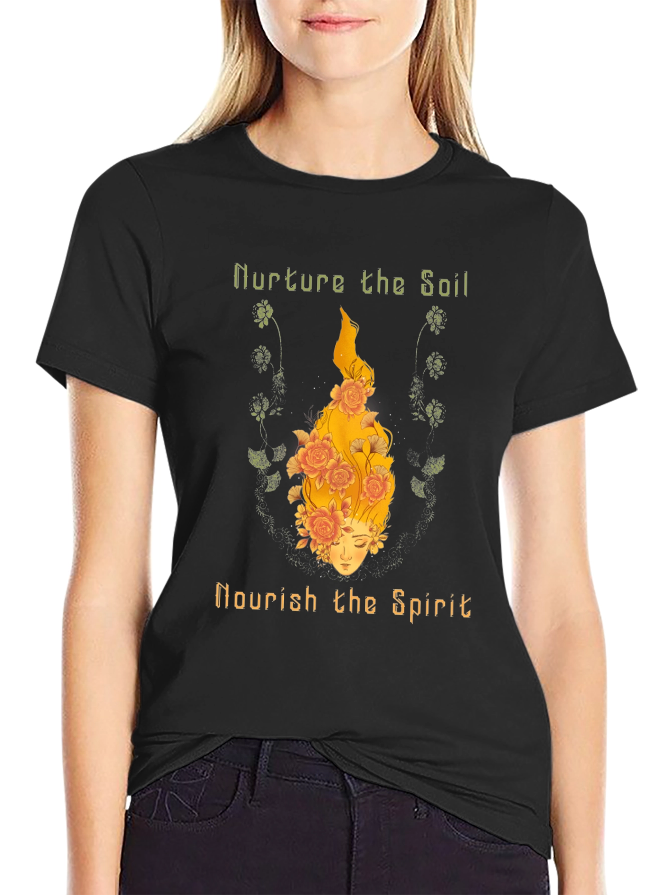 Nurture Soil Nourish Spirit Graphic Tee