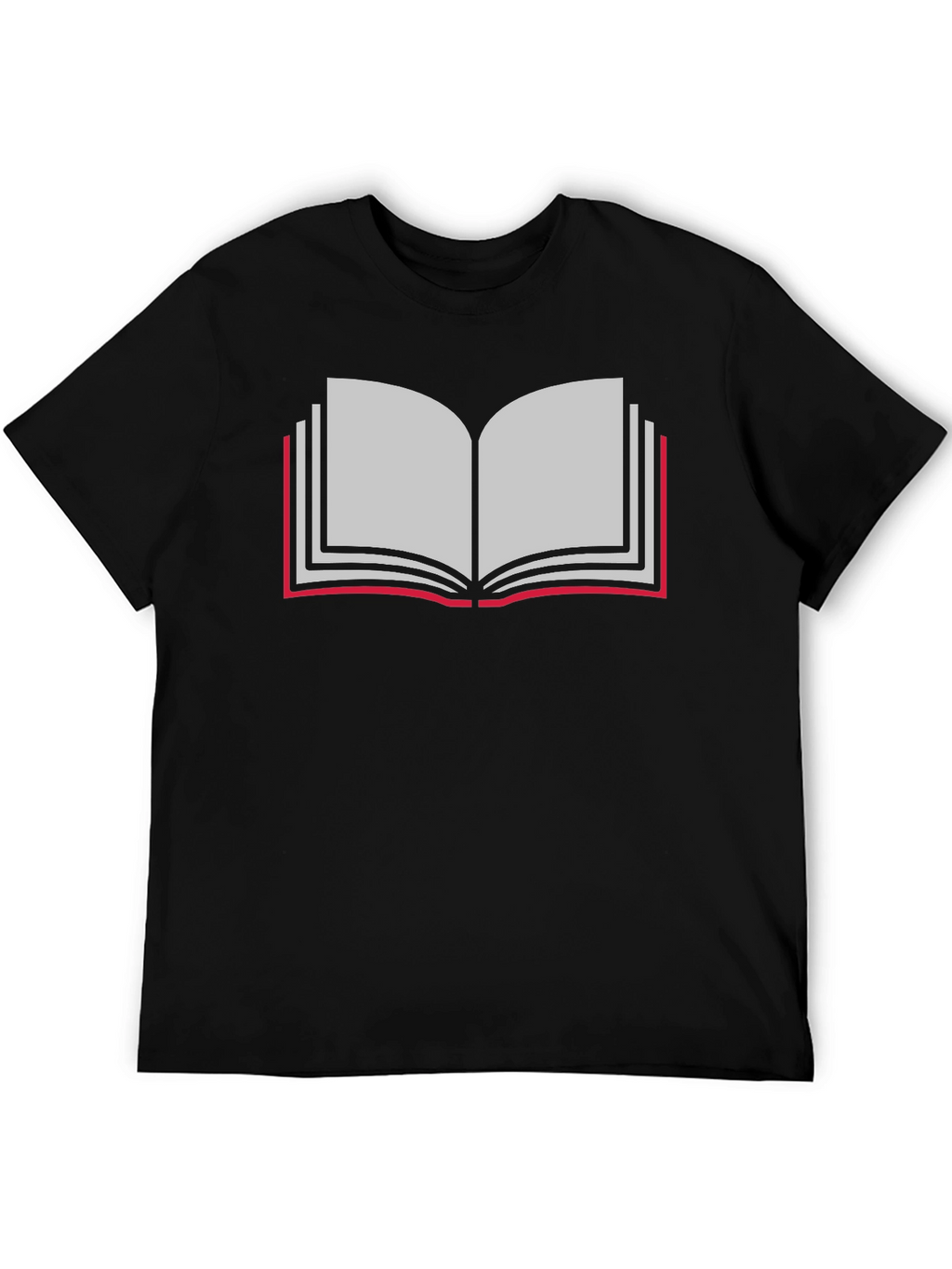 Book Lovers Tee - Open Book Graphic T-Shirt