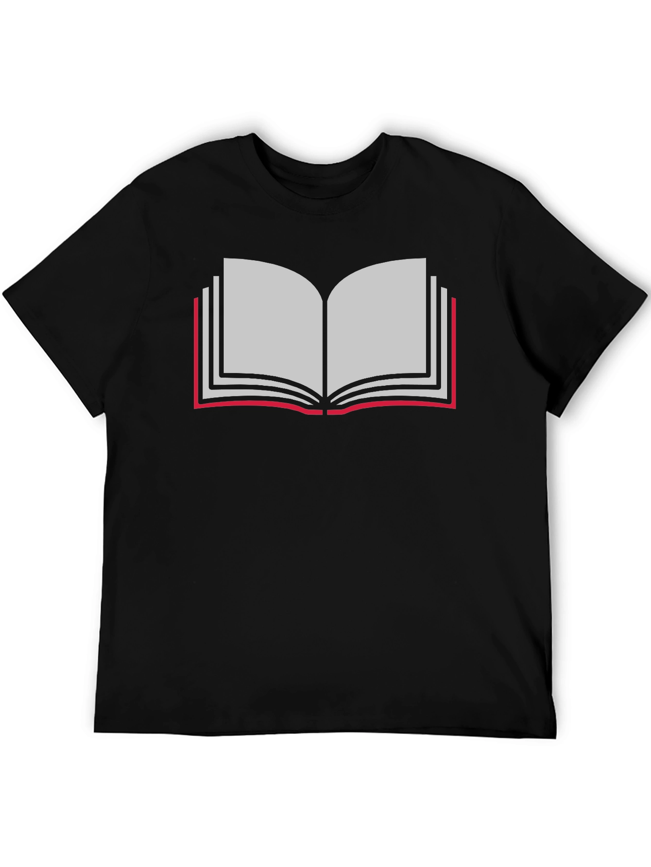 Book Lovers Tee - Open Book Graphic T-Shirt