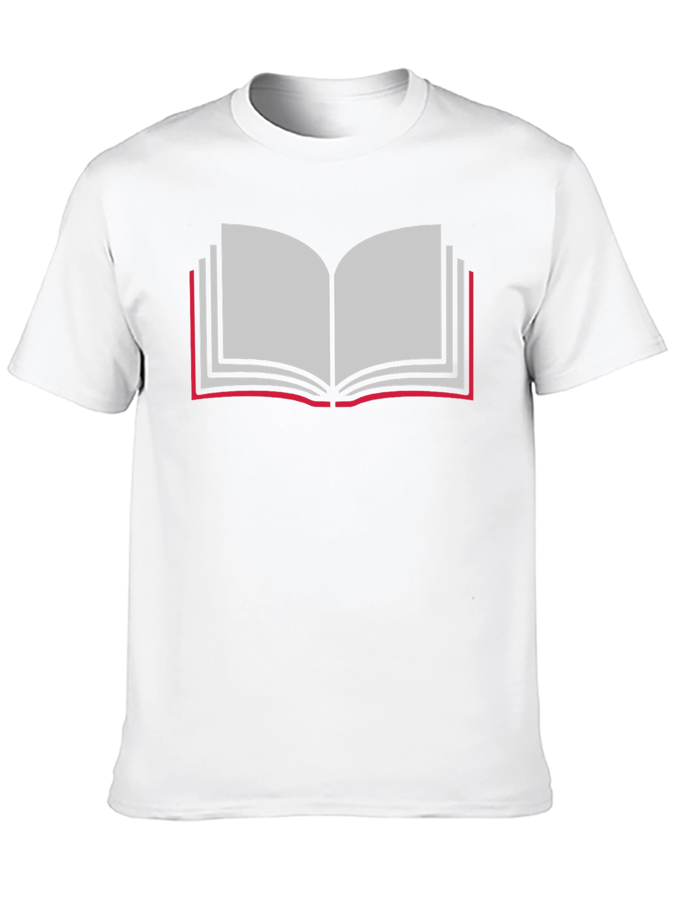 Book Lovers Tee - Open Book Graphic T-Shirt