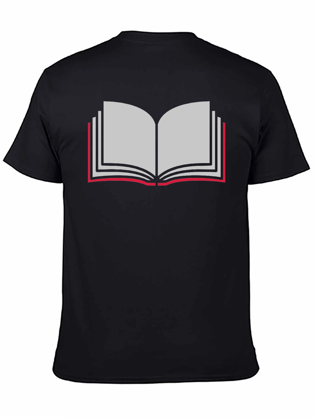 Book Lovers Tee - Open Book Graphic T-Shirt