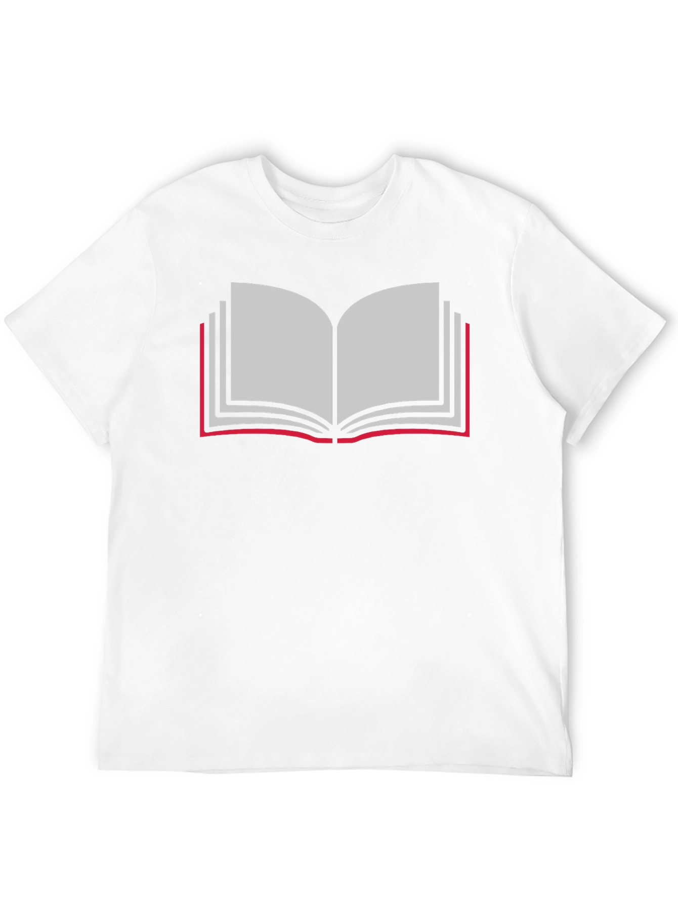 Book Lovers Tee - Open Book Graphic T-Shirt