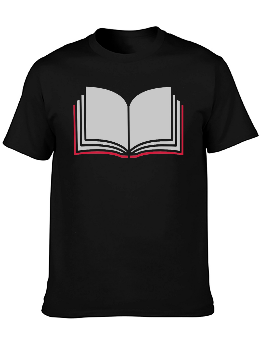 Book Lovers Tee - Open Book Graphic T-Shirt