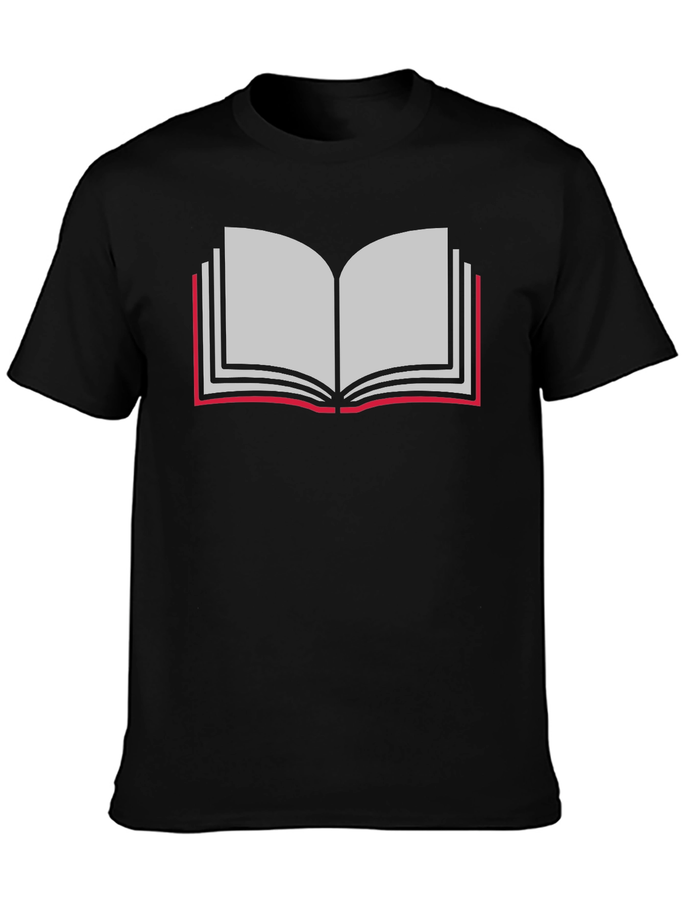 Book Lovers Tee - Open Book Graphic T-Shirt