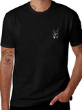 Rock On Graphic Black T-Shirt
