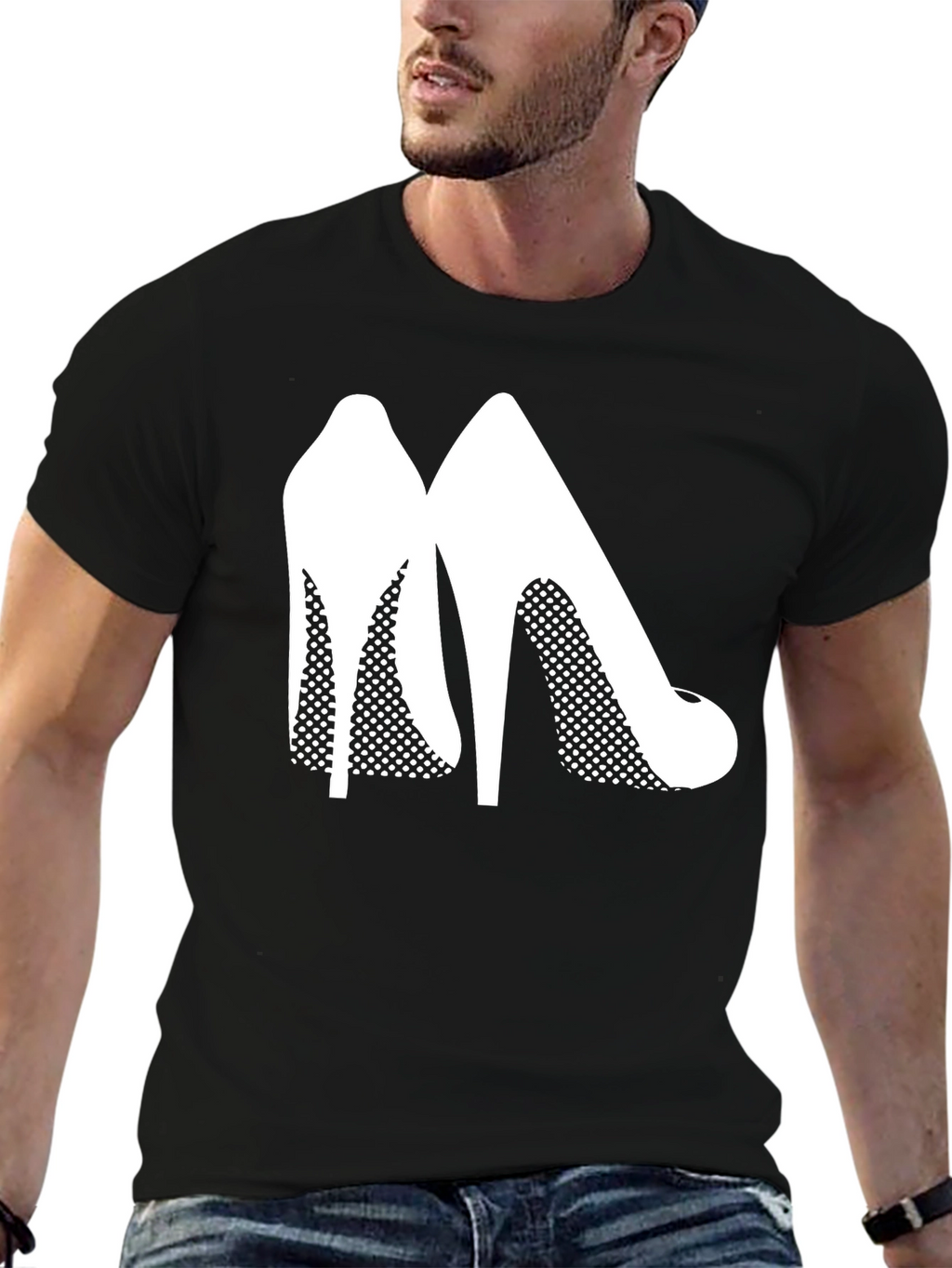 Heel Graphic T-Shirt - Stylish Fashion Tee