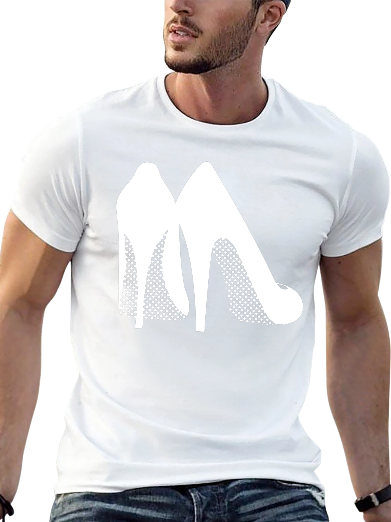 Heel Graphic T-Shirt - Stylish Fashion Tee