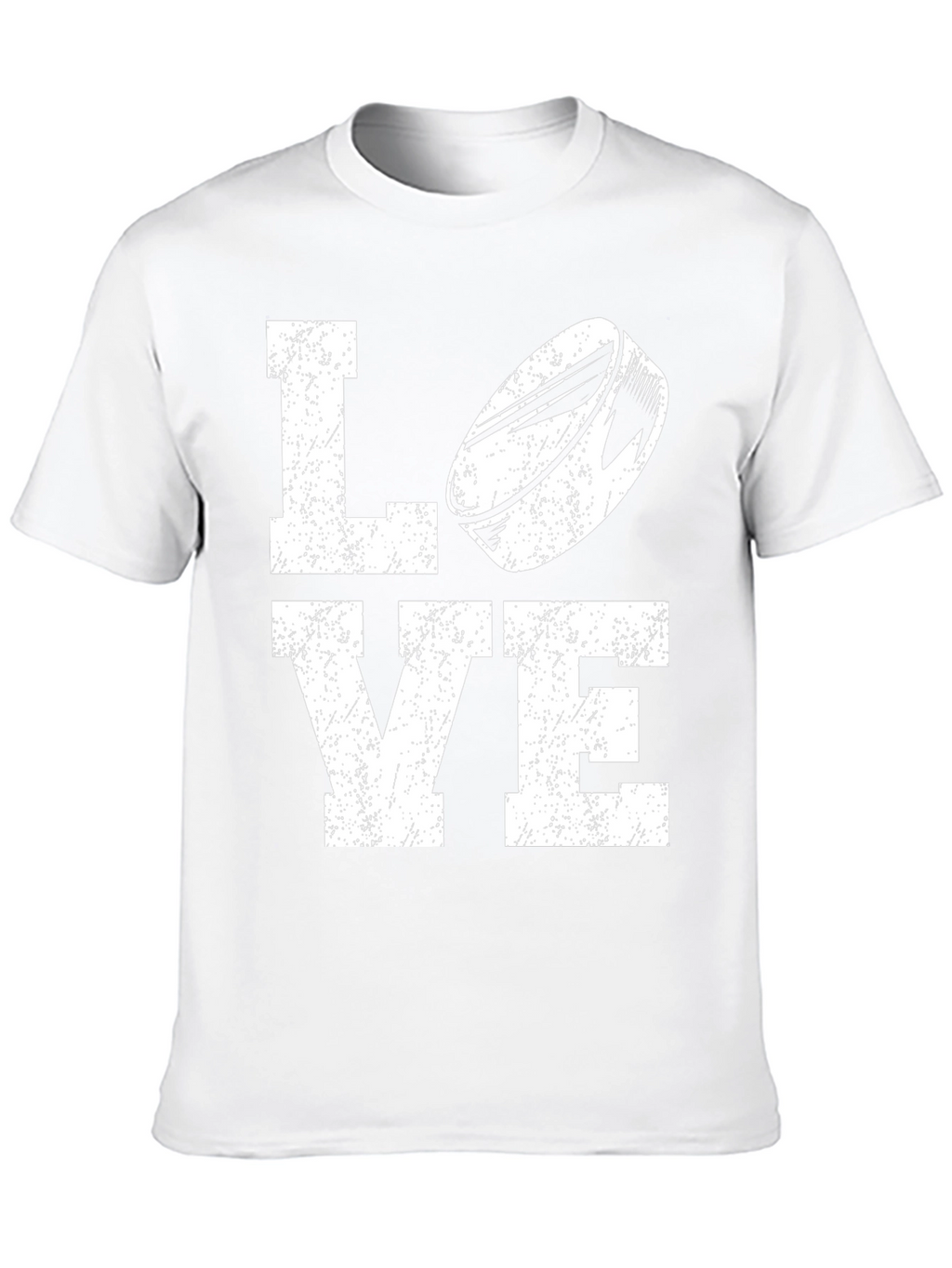 Love Hockey Graphic Tee - Distressed Print