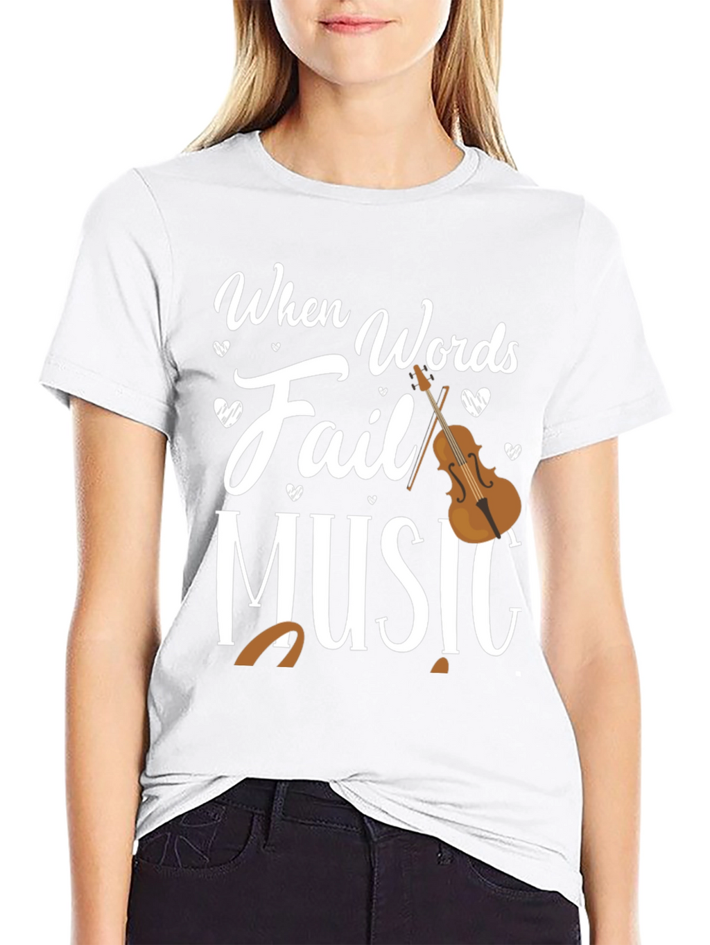 When Words Fail Music T-Shirt