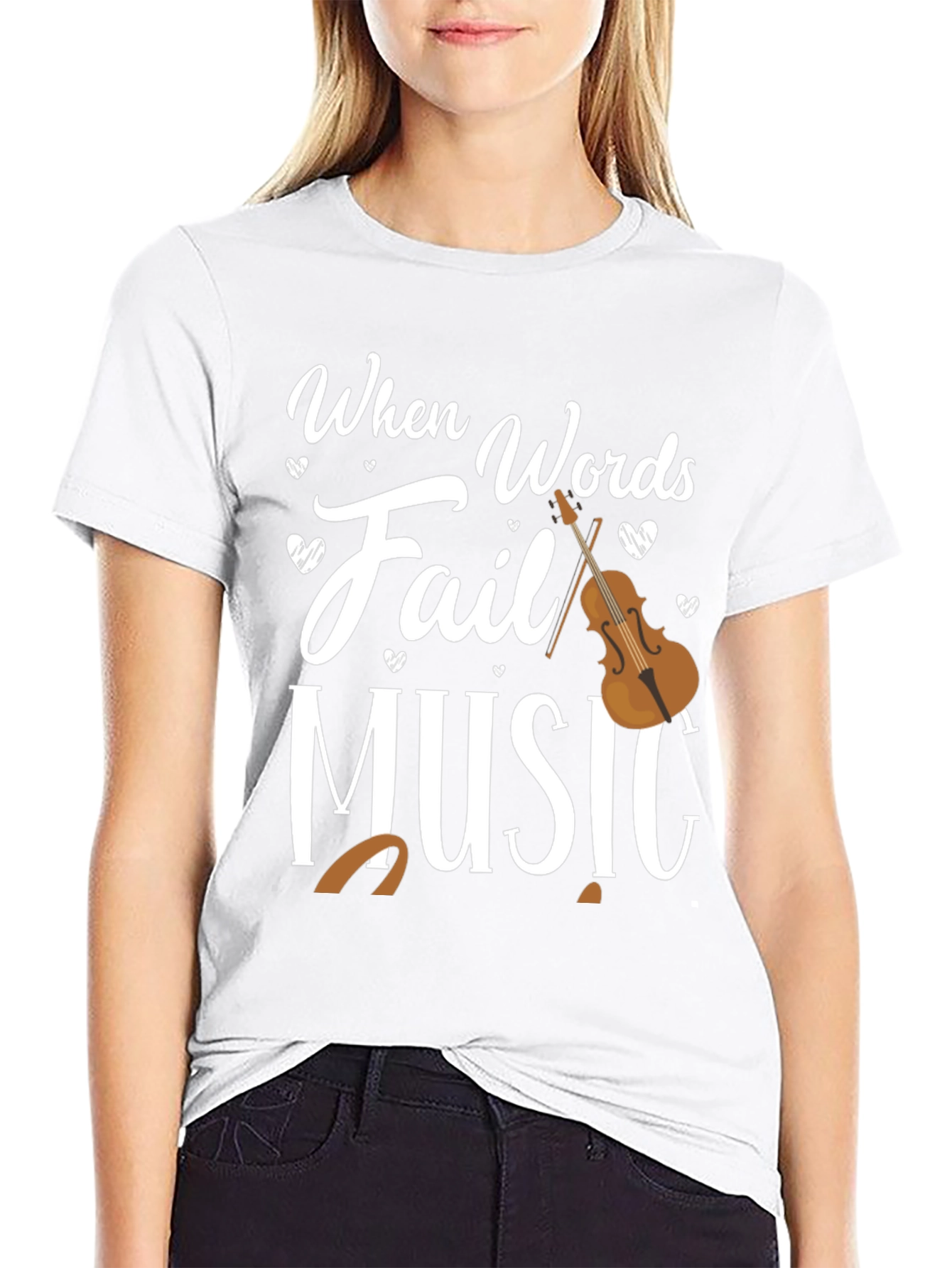 When Words Fail Music T-Shirt