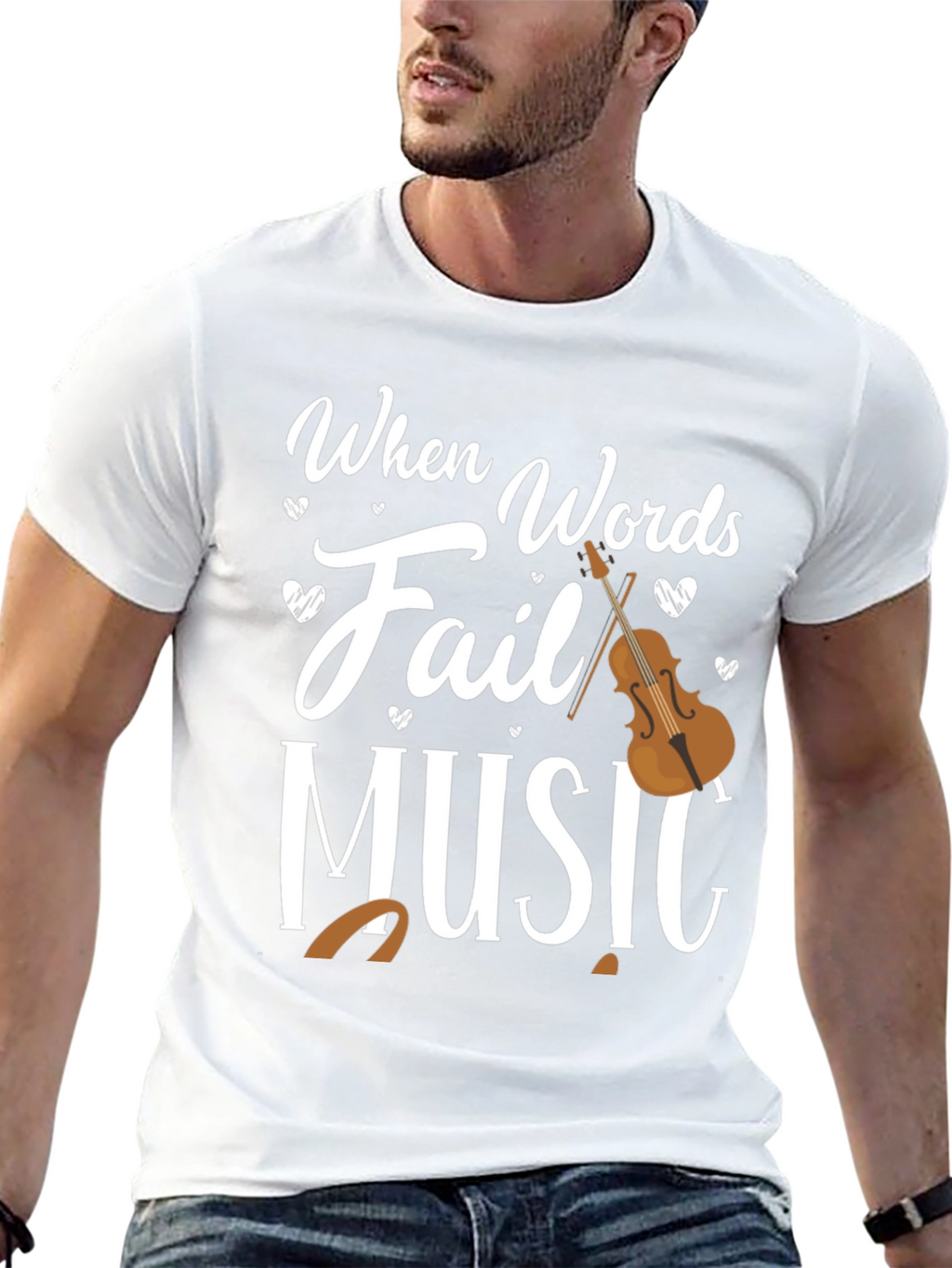 When Words Fail Music T-Shirt