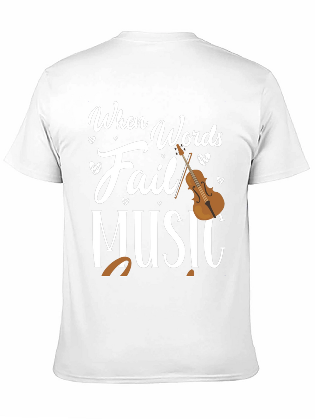 When Words Fail Music T-Shirt